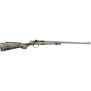 Crickett KSA2171 My First Rifle Gen2 22 S/L/LR Single Shot 16.10 Stainless Steel Barrel & Receiver, M81 Woodland Camo Synthetic Fixed Stock, EZ Loader