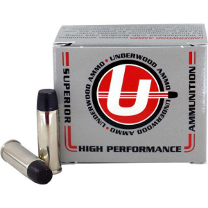 UNDERWOOD 41 Rem Mag 265gr 20rd 10bx/cs Lead Flat Nose