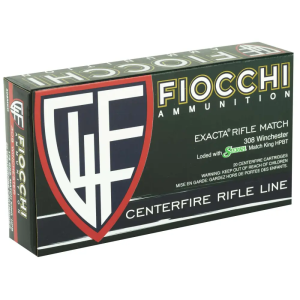Fiocchi Exacta Sierra MatchKing Boat-Tail Bt HP Ammo