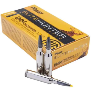 AMMO, 6mm Creedmoor, 100gr, Elite Series Tipped, Box/20, Controlled Expansion Tip