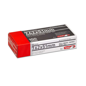AGUILA 1e762110 Rifle 7.62x51mm Nato 150 Gr Full Metal Jacket Boat Tail (fmjbt) 20 Bx/ 25 Cs