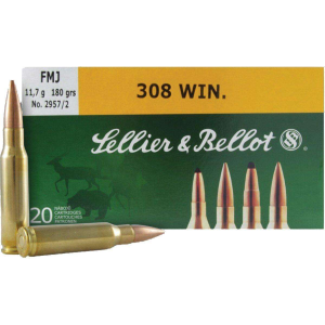 S&B Ammo .308 Winchester 180gr. Fmj 20-pack