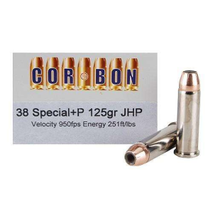 COR-BON Self Defense 38 Special +p 125 Gr Jacketed Hollow Point (jhp) 20 Bx/ 25 Cs