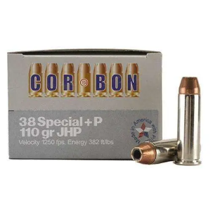 COR-BON Self Defense 38 Special +p 110 Gr Jacketed Hollow Point (jhp) 20 Bx/ 25 Cs