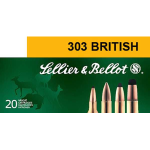 SELLIER & Bellot Sb303b Rifle 303 British 150 Gr Soft Point (sp) 20 Bx/ 20 Cs