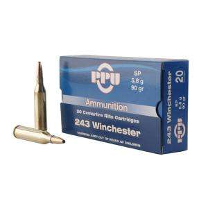 PPU 243 Win Sp 90gr 20rd Box