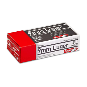 AGUILA 1e092110 Pistol 9mm Luger 124 Gr Full Metal Jacket (fmj) 50 Bx/ 20 Cs