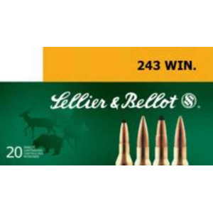 SELLIER & Bellot Sb243a Rifle 243 Win 100 Gr Soft Point (sp) 20 Bx/ 25 Cs