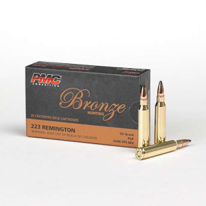 PMC 223sp Bronze 223 Rem 55 Gr Pointed Soft Point (psp) 20 Bx/ 40 Cs