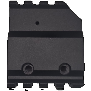 F-1 Firearms Same-Plane Gas Block, .750 Diameter, Picatinny 3/4 Over Barrel