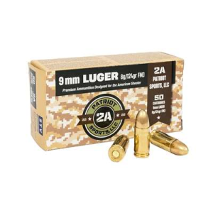 PATRIOT 2a Sports 9mm 124 Gr Fmj 50rds