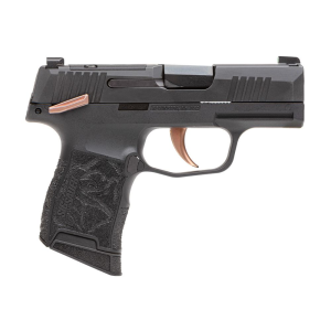 Sig Sauer P365 Rose Edition, .380acp, 3.1 Barrel, 2- 10 Round Magazines, Optics Ready w/ XRAY3 Day/Night Sights, Black with Rose Accents, Pistol