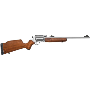 Rossi SCJ4510SS Circuit Judge  45 Colt LC410 Gauge 5 1850 Polished Stainless Hardwood Monte Carlo Stock Right Hand