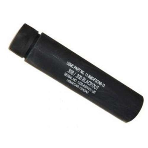 GUNTEC AR308 FAKE SUPPRESSOR 5.5 5/8X24 THREADS BLACK