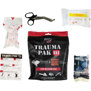 ARB TRAUMA PAK III W/DRESSING & SWAT TOURNIQUET