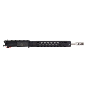 JP Enterprises Upper Assembly, 14.5 Barrel, .223 Adjustable Gas, Silver Thermal Dissipator Matte Black