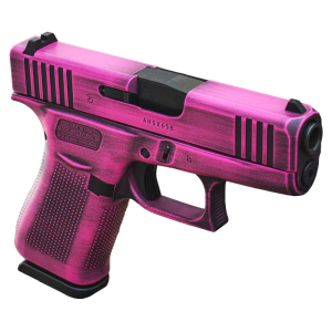 GLOCK 43X 9MM 10RD BUBBLE GUM BW
