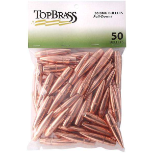 50BMG 647 GR FMJ PULL DOWN BULLET 50 COUNT