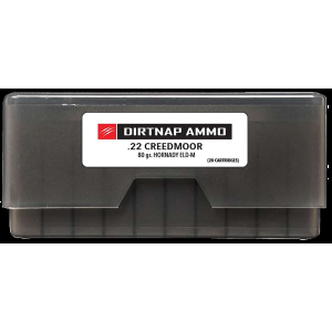 FIERCE Firearms Dnp22cm80greldm Dirtnap 22creedmoor 80gr Extremely Low Drag-match 20 Per Box/10 Case