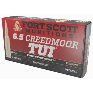 Fort Scott Munitions FSM 6.5CRDM 140GR TUI 20RD - $40.90 at BattleHawk Armory