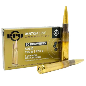 PPU PPM50 Match 50 BMG 725 gr Full Metal Jacket 5 Bx/ 20 Cs