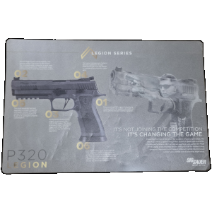 Sig Sauer P320 Legion 17x11 Counter Mat - Battlehawk Armory