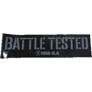 NRA - ILA Battle Tested Bumper Sticker - Battlehawk Armory