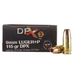 Cor-Bon DPX Luger Deep Penetrating X +P Ammo