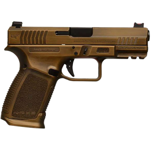 Gforce Arms GFRPX3C9BNZ Exodus 9mm Luger 15+1 4.02 Black Steel Barrel, Bronze Cerakote Serrated Steel Slide, Bronze Cerakote Polymer Frame w/Accessory Rail, Textured Grip