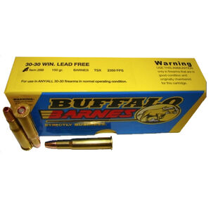 Buffalo Bore Buffalo-Barnes Lead-Free Barnes Lead Free TSX Ammo