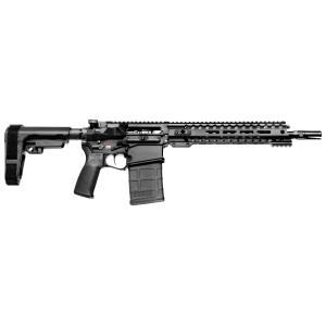 Patriot Ordnance Factory 01599 Revolution Direct Impingement 308 Win,7.62x51mm NATO 12.50 20+1 Black Hard Coat Anodized Mission First Battlelink Stock Black Polymer Grip