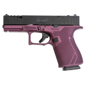 GLFA 19 STRIKER 9MM 4 15 SHOT BLACK FRAME BLACK CHERRY SLIDE