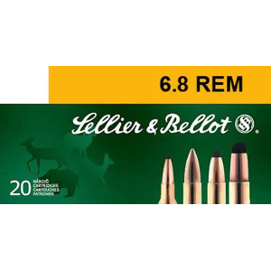 Sellier & Bellot SB68B Rifle  6.8 SPC 110 gr Plastic Tip Special (PTS) 20 Bx/ 30 Cs