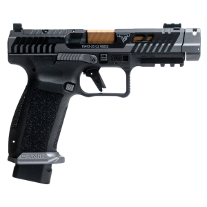 CANIK TTI Combat Smoke 9mm 46 Barrel 218rd Magazines Optics Ready Pistol