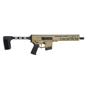 CMMG Dissent Mk4, .338 ARC, 10.5 Barrel, 1- 10rd Magazine, Coyote Tan, Braced, Pistol - Cmmg