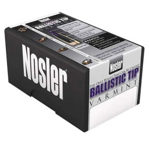 Nosler 25100 Ballistic Tip Hunting 25 Caliber .257 100 GR Spitzer 50 Per Box