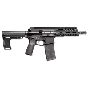 Patriot Ordnance Factory 2169 P415 Edge 5.56 NATO 30+1 7.25 Black Nitride Threaded Barrel, Black Anodized Aluminum Receiver - Patriot Ordnance Factory