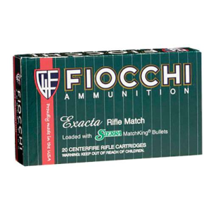Fiocchi 223MKC Exacta Match 223 Rem 69 gr Sierra MatchKing Boat-Tail Hollow Point (BTHP) 20 Bx/ 10 Cs