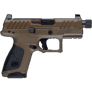 Beretta APX A1 Compact Tactical 9mm 42 Threaded Barrel 3 Magazines Optics Ready FDE Pistol