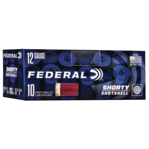 Federal SH1294B Shorty 12 Gauge 1.75 15 Pellets 4 Buck Shot 10 Bx/ 10 Cs