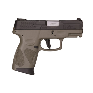 Taurus G2C 9MM Luger 32 12 Round Black SlideOD Green Stock Pistol