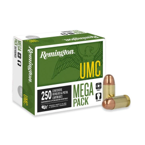 Remington UMC 380acp 95 gr FMJ Ammunition Mega Pack 250rd Box