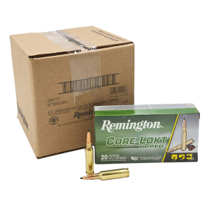 Remington Ammunition Core-Lokt Rifle Ammo 6.5 Creedmoor 129 gr Core-Lokt Tipped 200 rd Case