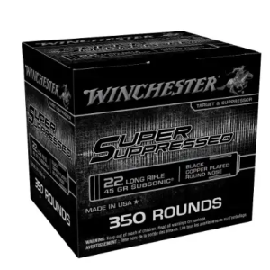 WINCHESTER 22LR 45GR SUBSONIC 1090FPS 350RD 4BX/CS