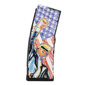 AMEND2 M3 5.56MM 10RD AR15 WITH RED FOLLOWER TRUMP FIGHT POLYMER MAGAZINE ( 50 PER CASE )