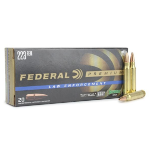 FEDERAL Tactical Tru LE 223 Remington 55GR Sierra Gameking BTHP 20 rd BOX