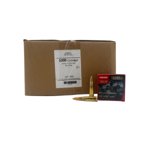 NORMA Range & Training 7.62x39mm 124 Gr FMJ Centerfire Rifle Ammunition 1000rd Case (50x20rd Boxes)