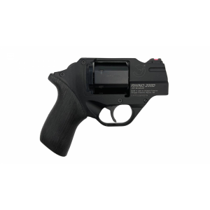 Chiappa Firearms Rhino 200D 357 Mag 6rd 2 Black Anodized Aluminum Frame Blued Cylinder Black Rubber Grip Revolver