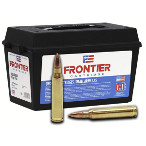 Hornady Frontier 223 Remington Ammunition 55 Grain Full Metal Jacket Rifle Ammo 200 Rd Ammo Can