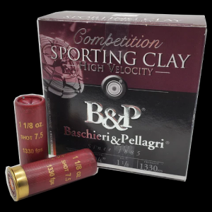 Baschieri & Pellagri 12B8SH75 Sporting High Velocity 12 GA 2.75 1-1/8oz #7.5 25rds